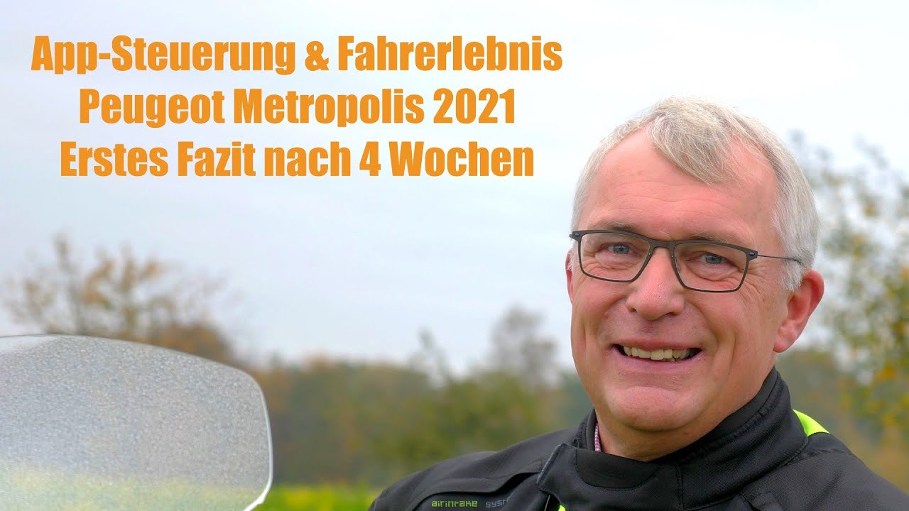Fahrerlebnis, Gep&auml;ckvolumen & App-Steuerung - Erstes Fazit nach 4 Wochen PEUGEOT METROPOLIS 2021