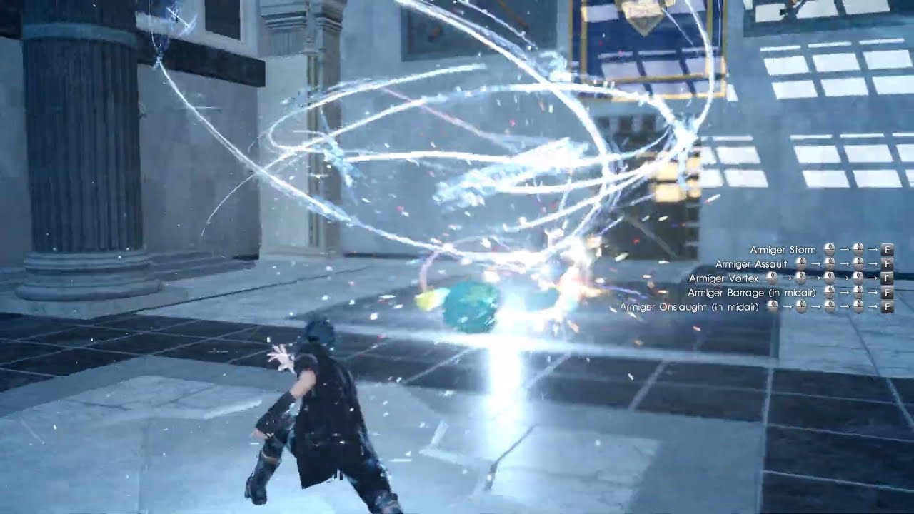 Final Fantasy XV - Armiger Unleashed Combo Chain test