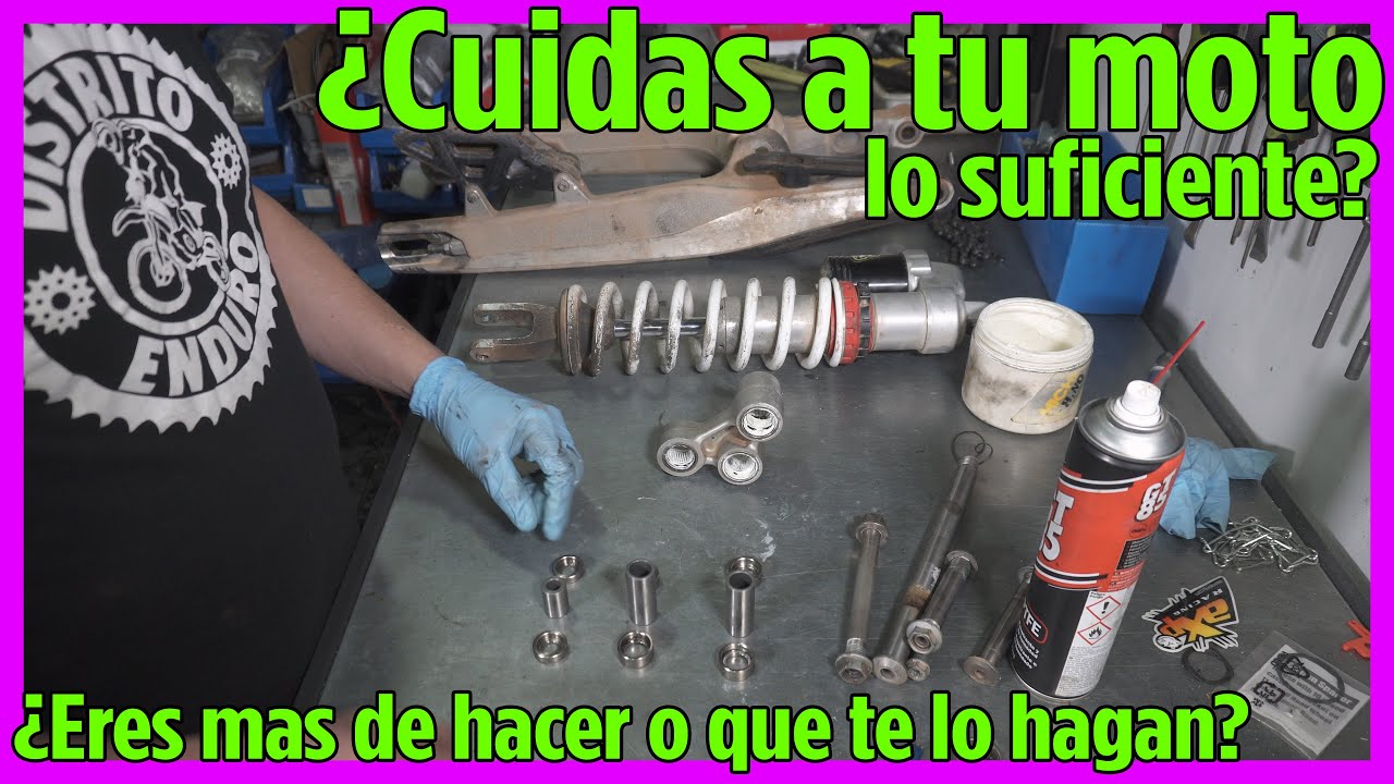 Mantenimiento Basculante y Bieletas Enduro | Distrito Enduro