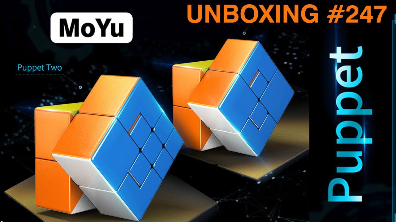 Unboxing №247 MoYu MeiLong Puppet Cube v1, v2