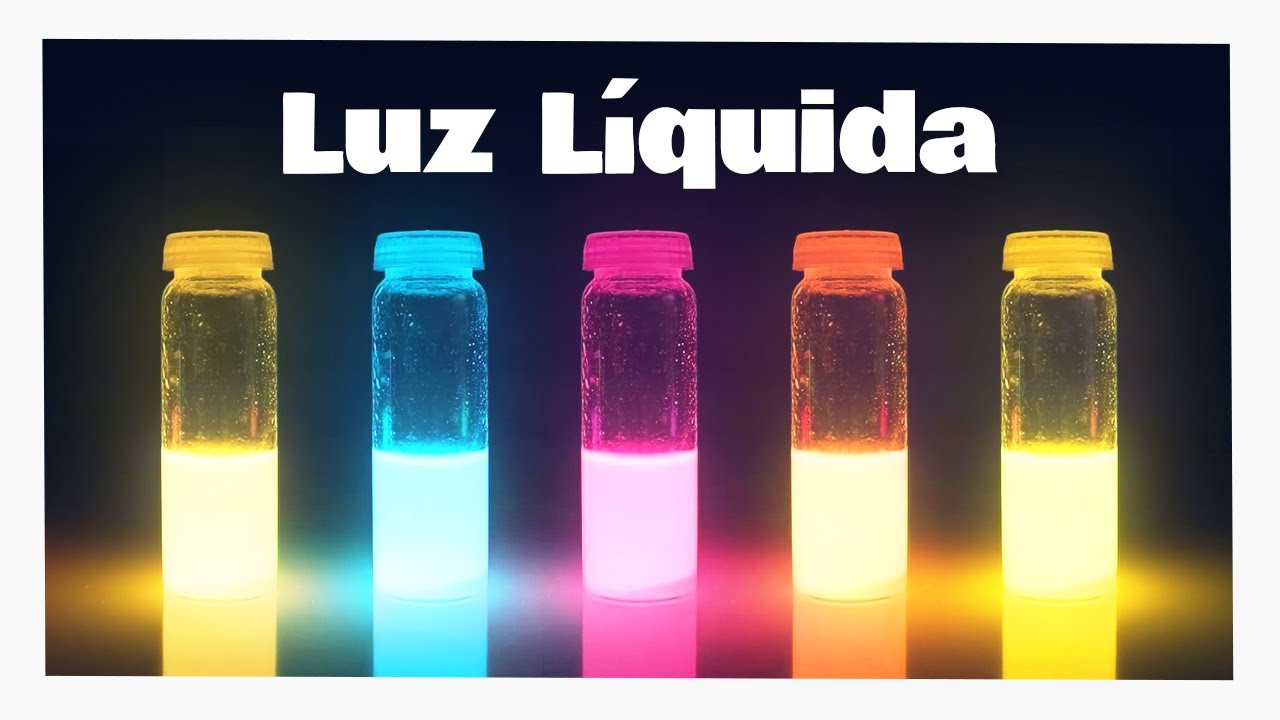 ¡Cómo hacer LUZ LÍQUIDA! | La Quimioluminiscencia