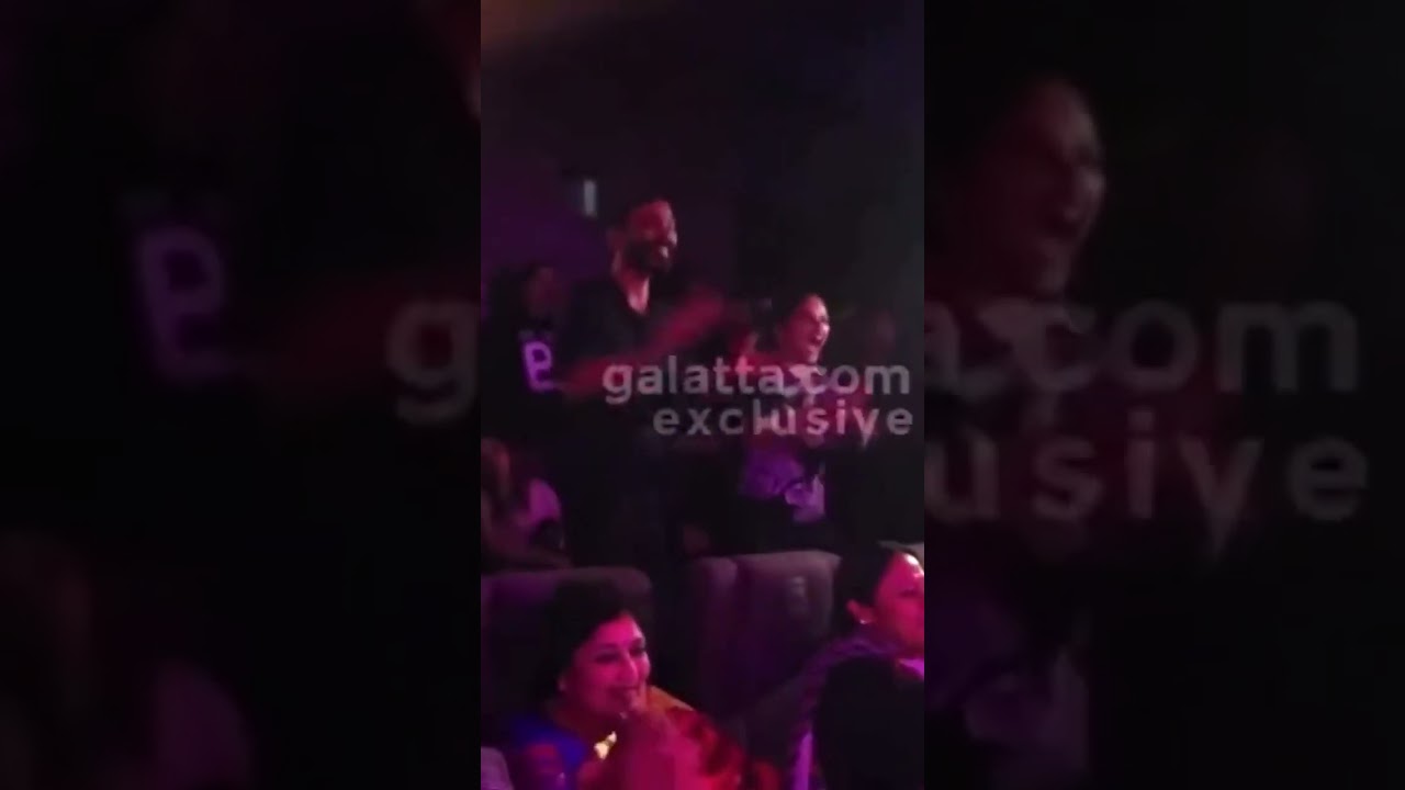 Dhanush enjoying Petta 1st Show with Rajini's Family #Dhanush #Rajini #Superstar #Petta #Family