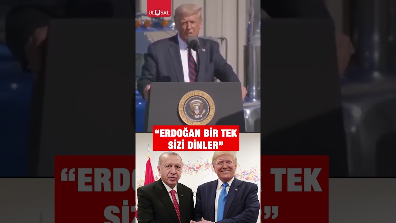 Trump'ın ge&ccedil;mişte Erdoğan hakkında yaptığı konuşma yeniden g&uuml;ndem oldu #shorts #erdoğan #trump