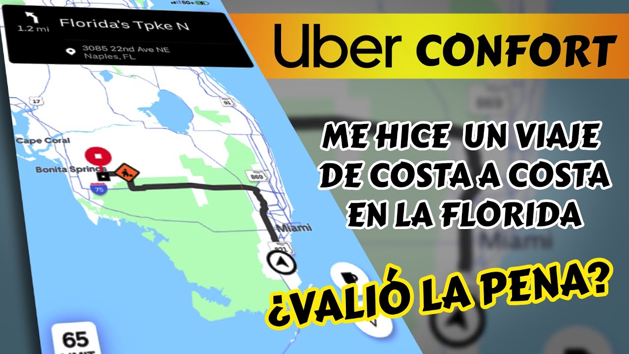 UBER CONFORT en la FLORIDA de COSTA A COSTA ¿Valió la PENA? @RalaUber Seattle En Español
