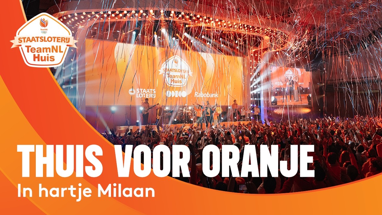 Dit was h&eacute;t Staatsloterij TeamNL Huis in Milaan 🧡🤯