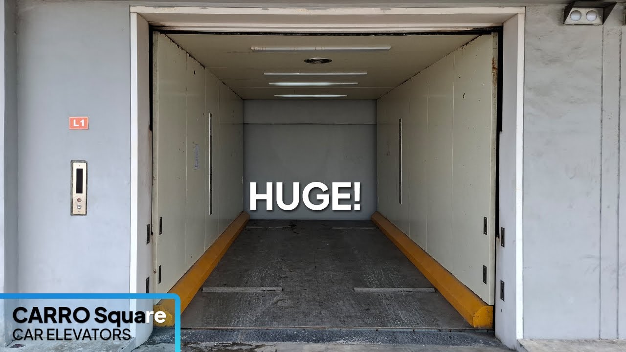 HUGE Hyundai Car Elevators - Carro Square, Jakarta