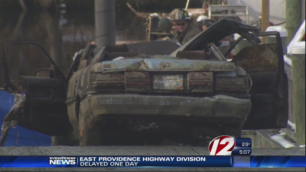 Central Falls - Body Found in Submerged Car