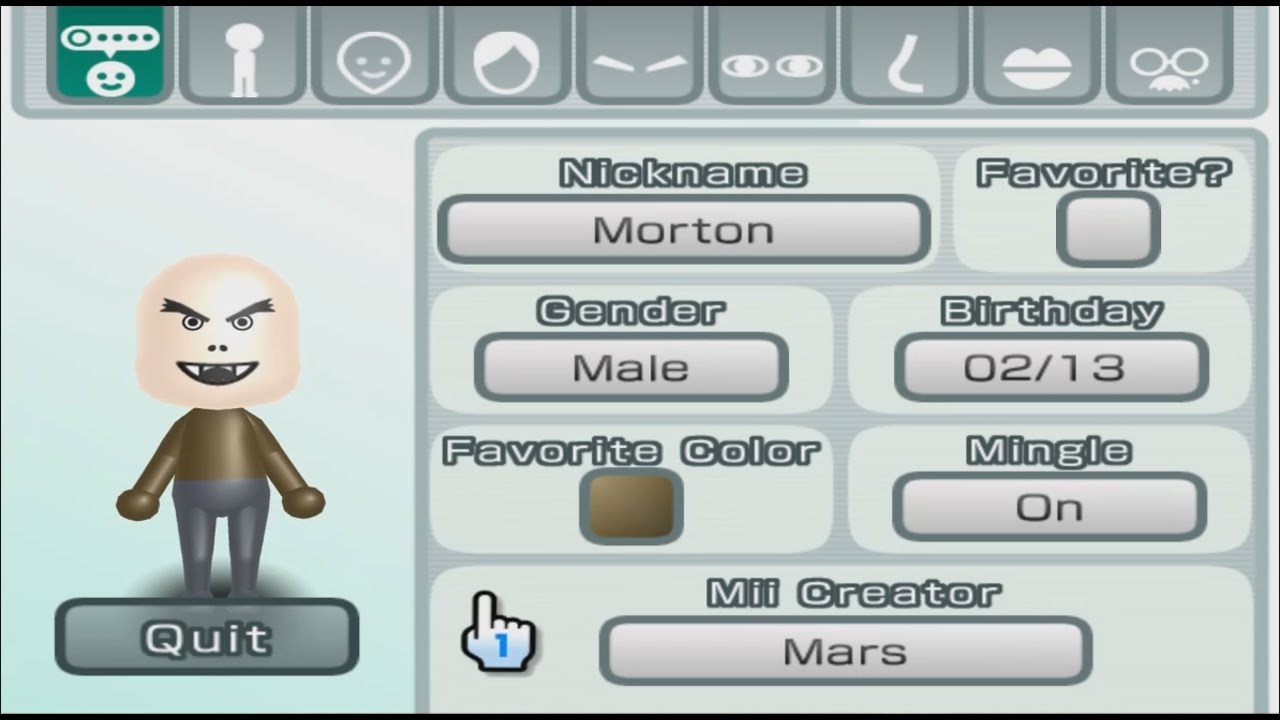 Morton Koopa Jr. - Super Mario - Mii 259