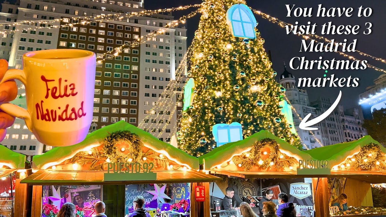 Вот 3 лучших рождественских ярмарки в Мадриде 🎄