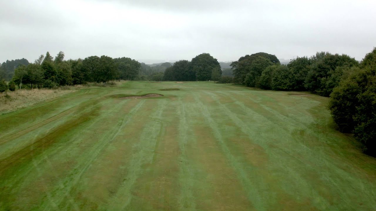 Brancepeth Castle Golf Course Flyover - Hole 14
