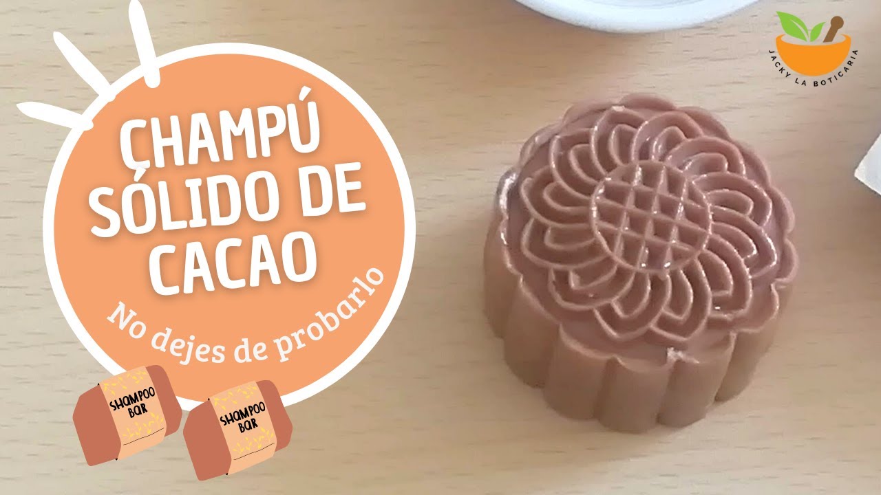 Champú Sólido de Cacao I Cabellos Secos y Dañados