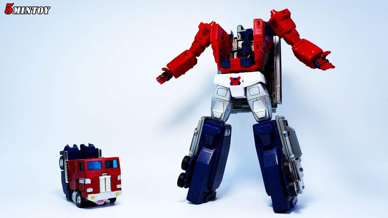 Combine with Trailer！MPG-09 Powermaster Optimus Prime Master Piece God Ginrai Unboxing