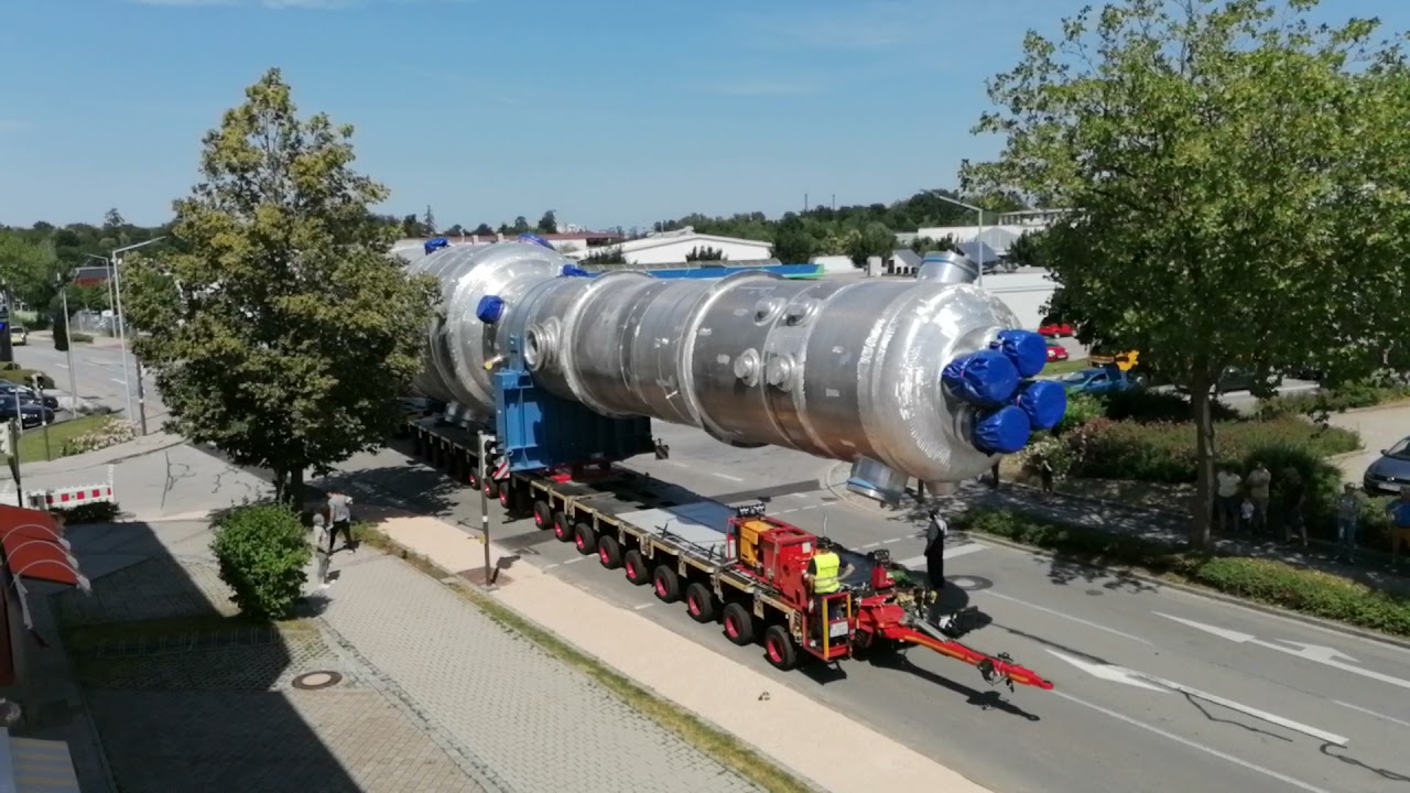 Schwertransport Burghausen am 29.06.2021