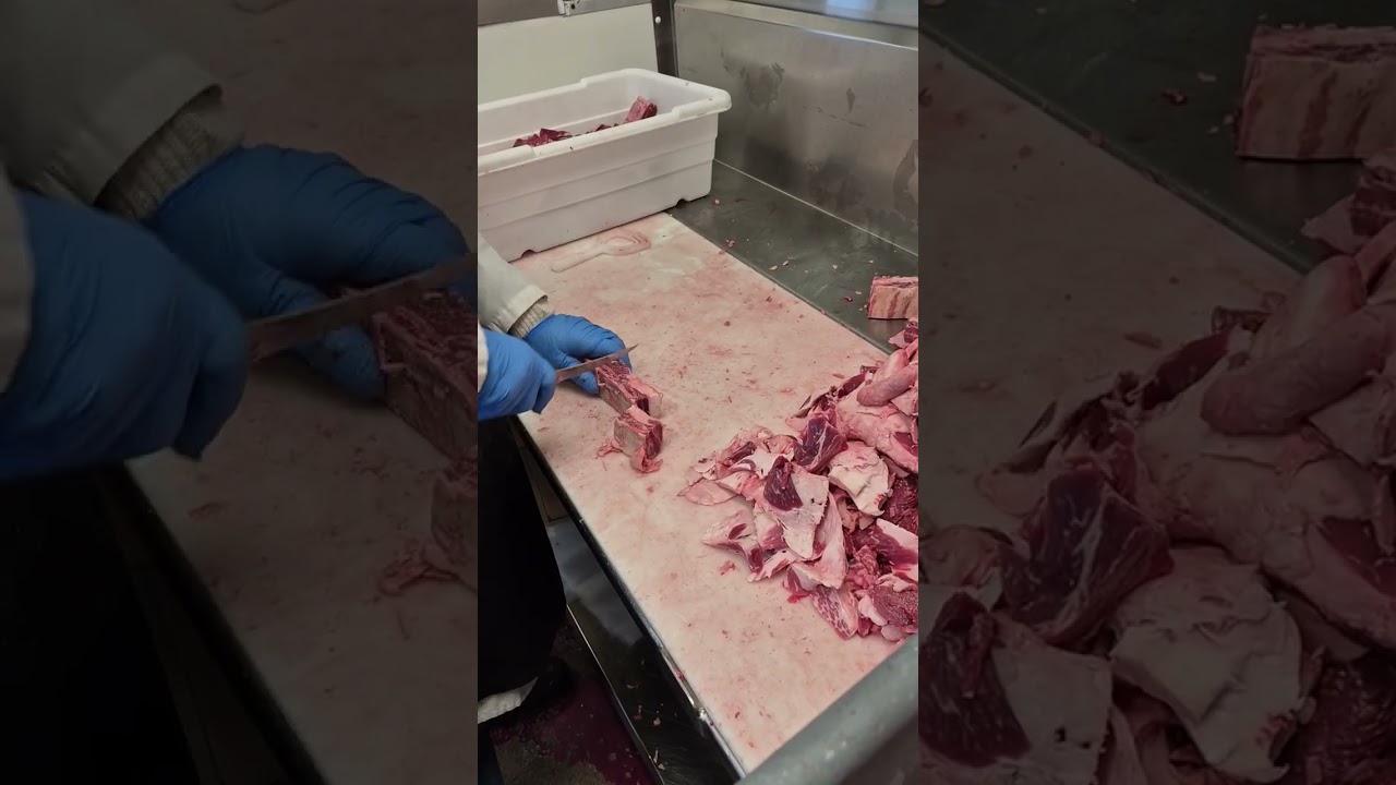 Just sharpened knives at Main Street Meat Salt Lake City UT
