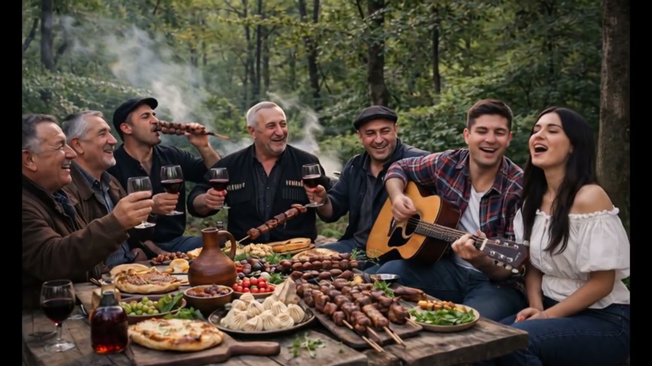 ვქეიფობთ ბუნებაში