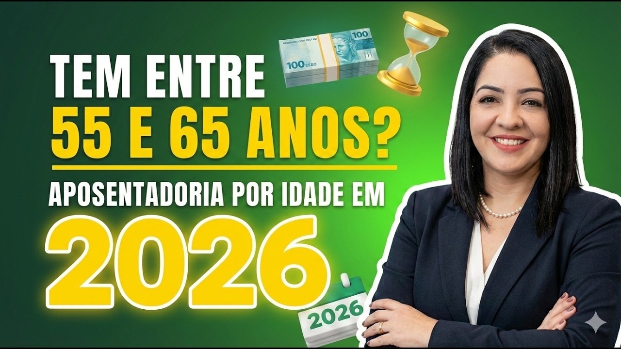 🚨 APOSENTADORIA POR IDADE  55, 60, 62 OU 65 ANOS  VEJA QUAL VOCÊ TEM DIREITO!