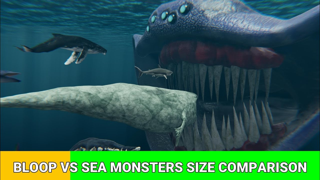 BLOOP vs EL GRAN MAJA - Sea Monster Size Comparison