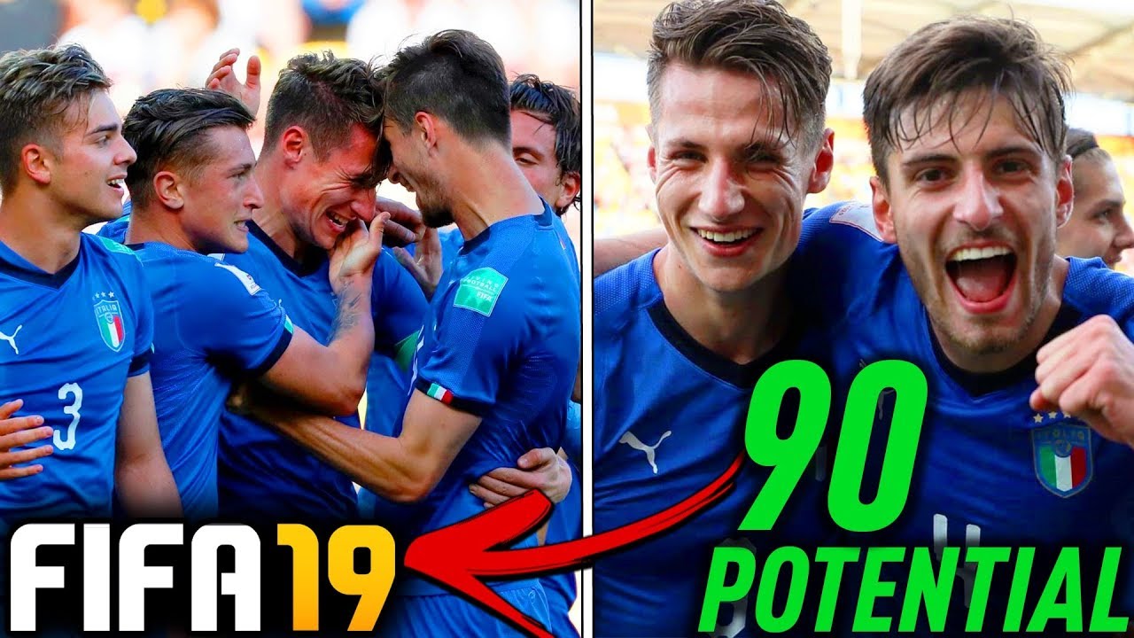 THE ITALY U20 WORLD CUP WONDERKIDS TEAM IN FIFA 19 Career Mode!!!