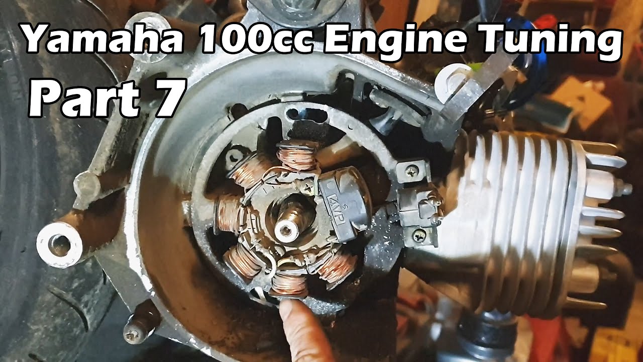 Kevariskootterin Virittelyä Osa7 Säädettävä Sytytysennakko DIY Yamaha Neos 100cc 4VP10