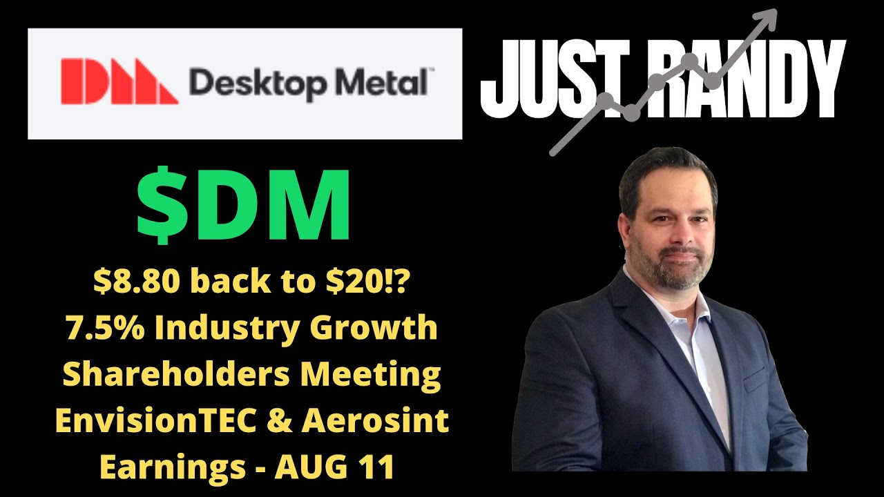 Massive Market Pullback opportunity? Desktop Metal - Buy at $8.80? Industry Growth up 7.5% on track.