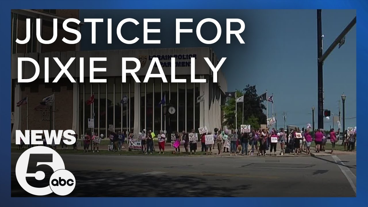 Rally to protest Lorain officer who shot, killed family dog