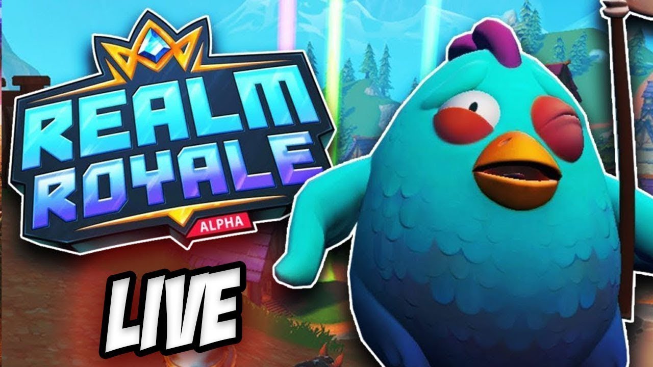 Realm Royale Live Stream // Battle Royale Coming to PS4 Soon! // PC Gameplay