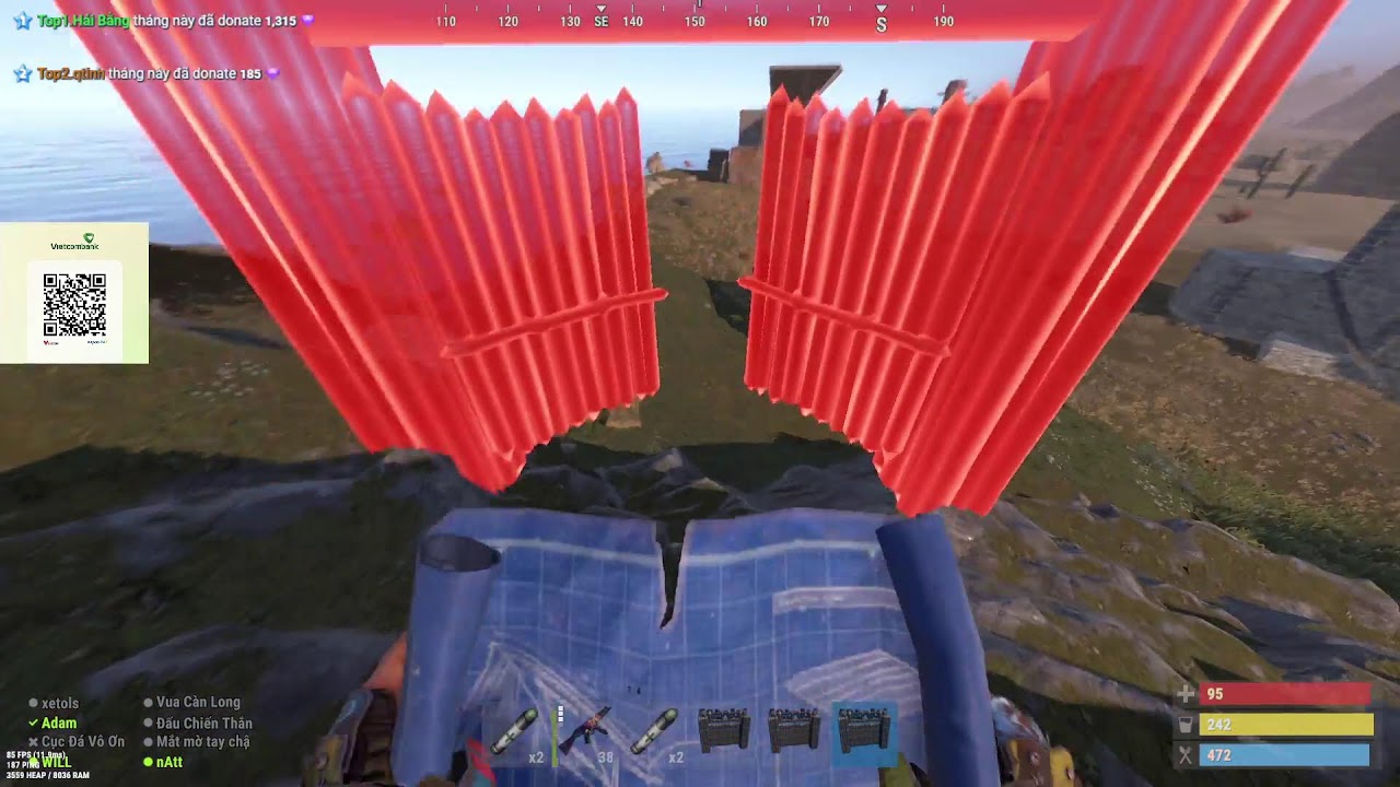 Eu max8, Chúng tôi đã trở lại, full wipe  #rustgame Việt Nam