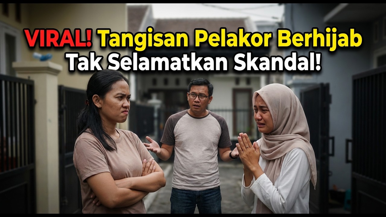 VIRAL! Tangisan Pelakor Berhijab Tak Selamatkan Skandal!