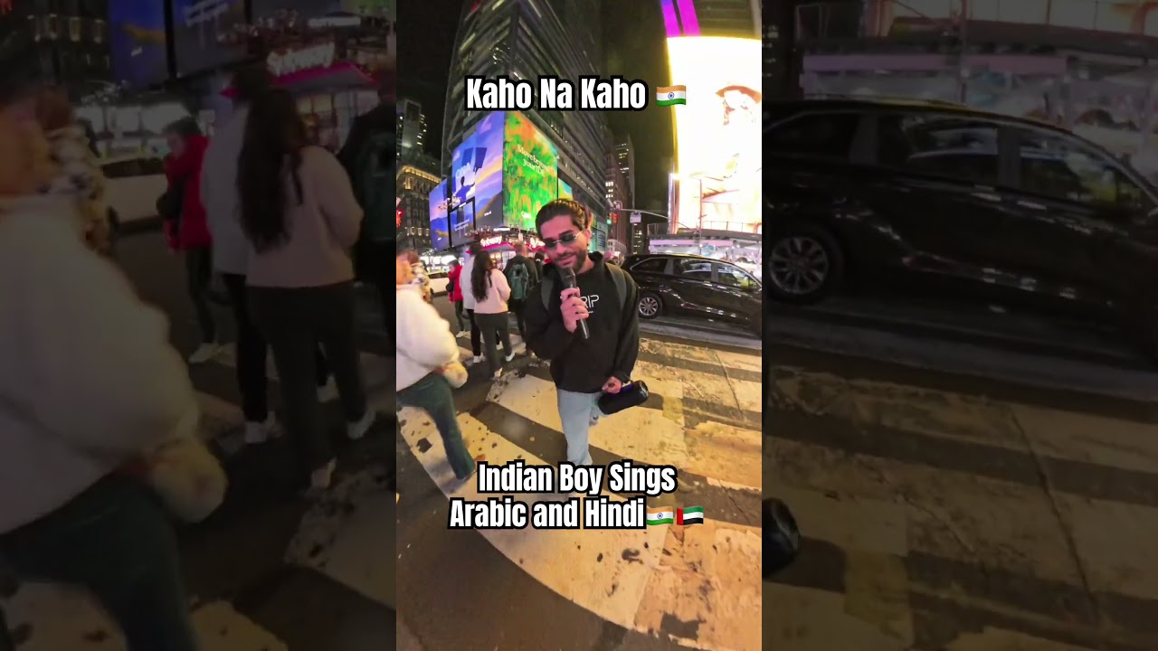 I sang Hindi and Arabic in Public #hindi #arabic #bollywood #india #raghavjuyal