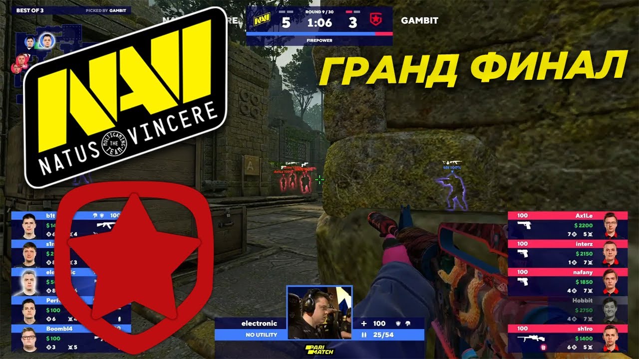 NAVI против GAMBIT l ANCIENT l BLAST Premier: World Final 2021