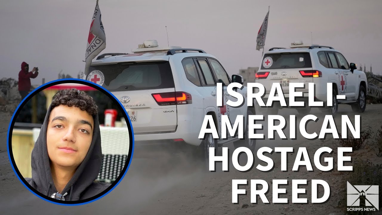 Israeli-American hostage Edan Alexander back in Israeli territory after being released by Hamas