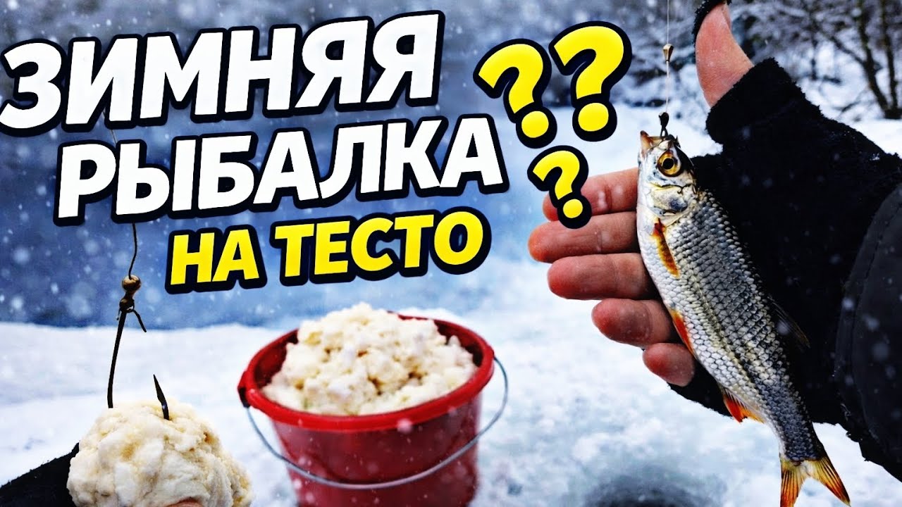 Не ожидал такого клёва! 😱 Краснопёрка на тесто зимой 🎣