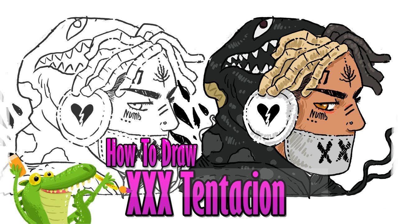 How to draw x tentacion Hypebeast
