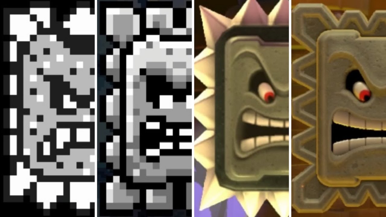 Evolution of Thwomp (1988-2019)
