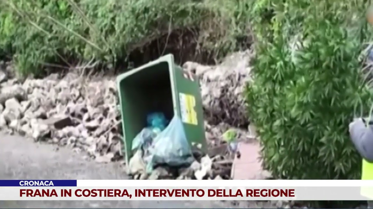 CRONACA. FRANA IN COSTIERA, INTERVENTO DELLA REGIONE