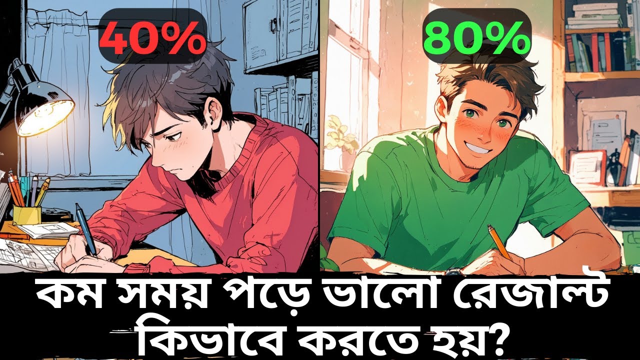 কম সময় পড়ে ভালো RESULT করার উপায় | পড়াশোনায় মনোযোগ আনার উপায় | Chalu Volu