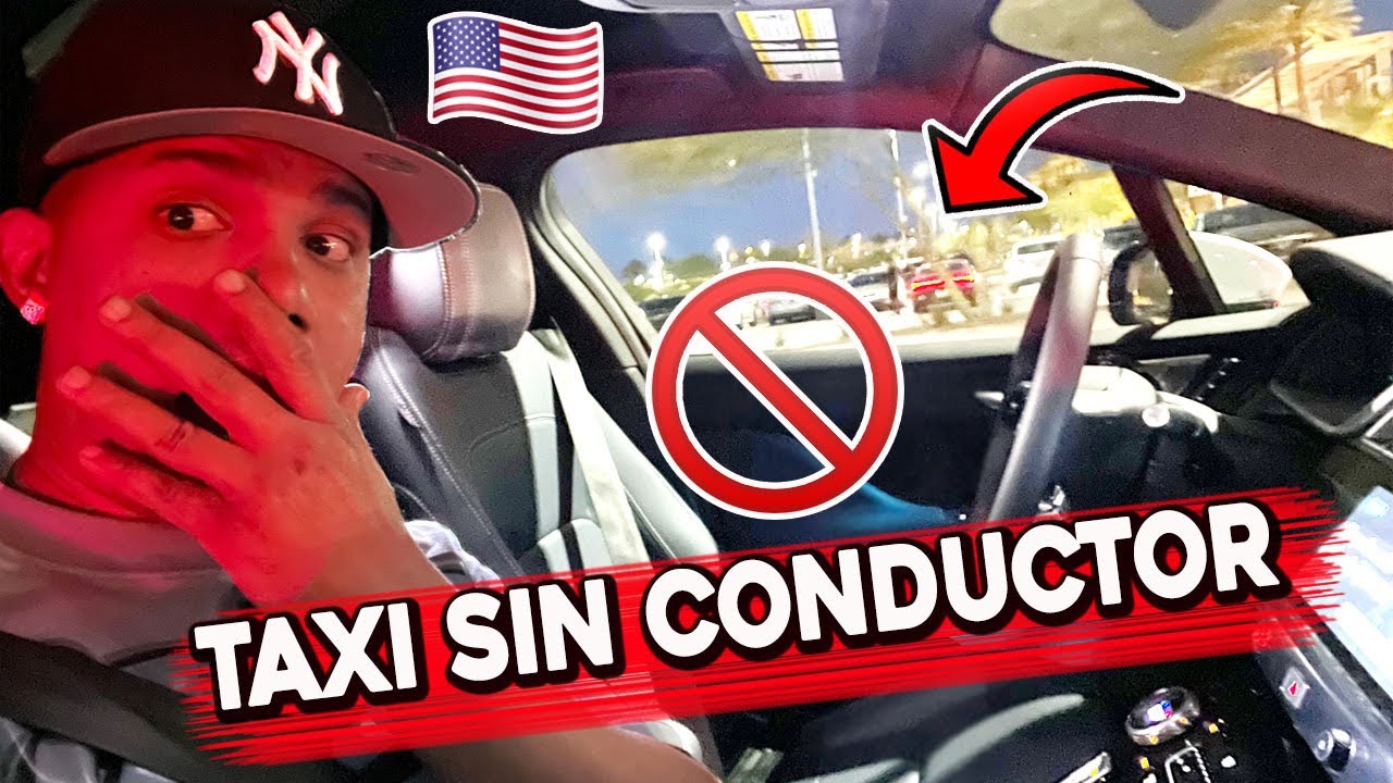 Me subí a un CARRO QUE CONDUCE SIN CHOFER