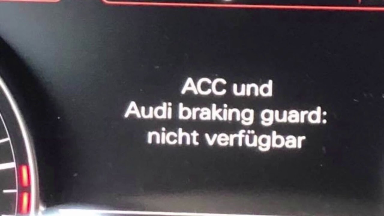 Audi a6 4G GPS Antenne defekt.ACC nicht verfügbar - Reparatur