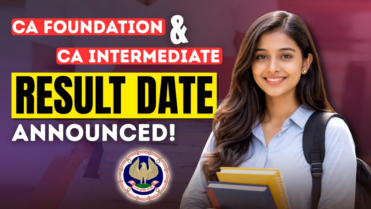 Breaking News | CA January 2026 Result Date Announced | CA Foundation & CA Intermediate