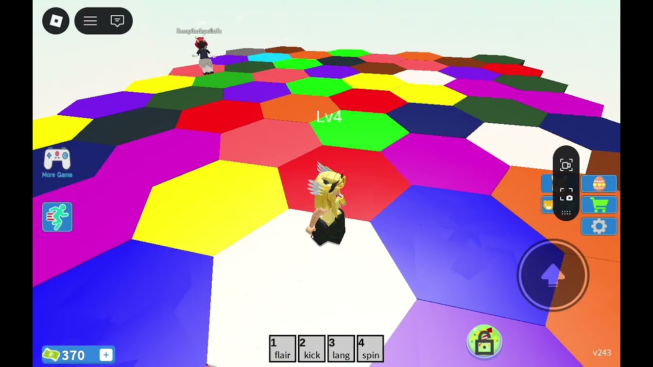Playing color block 