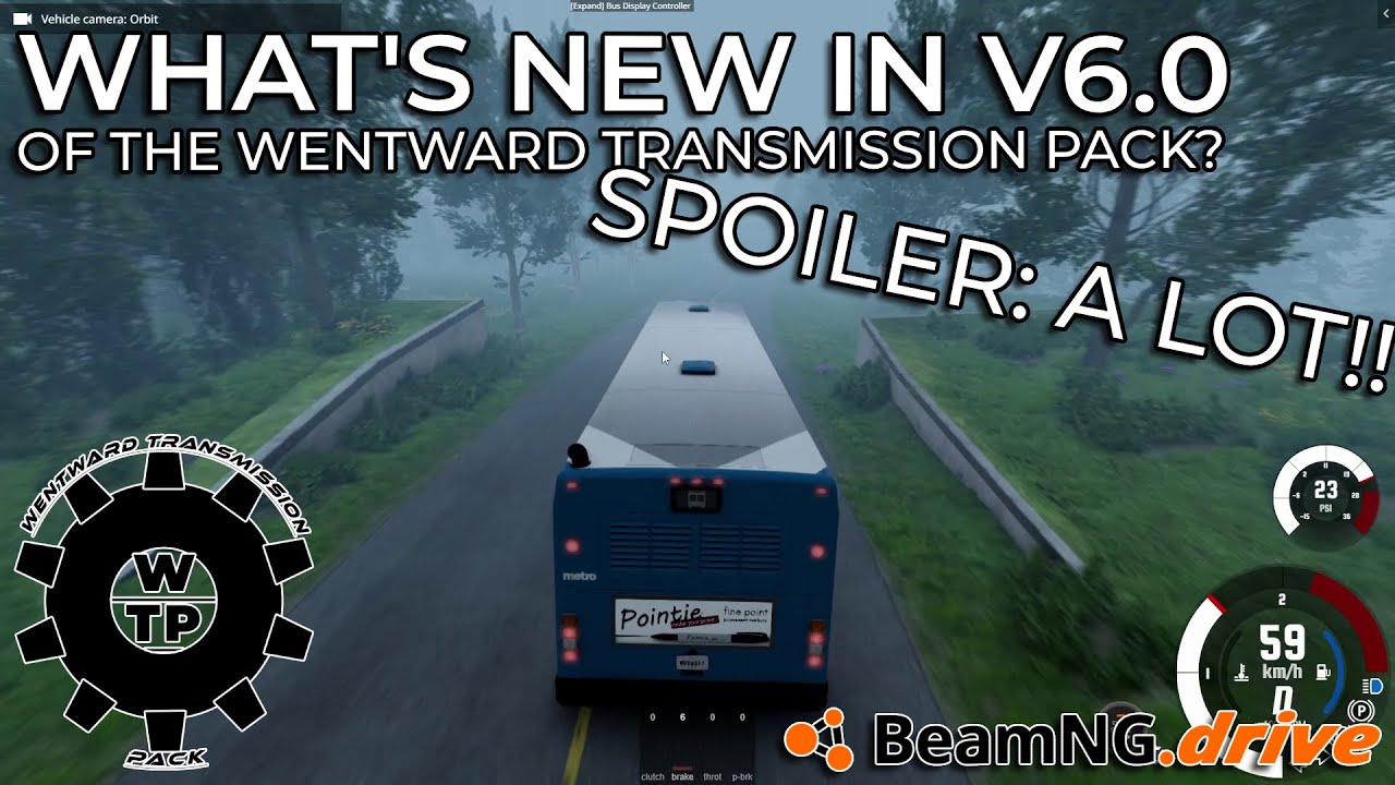 What's new in V6.0 of the Wentward Transmission Pack! - BeamNG.drive