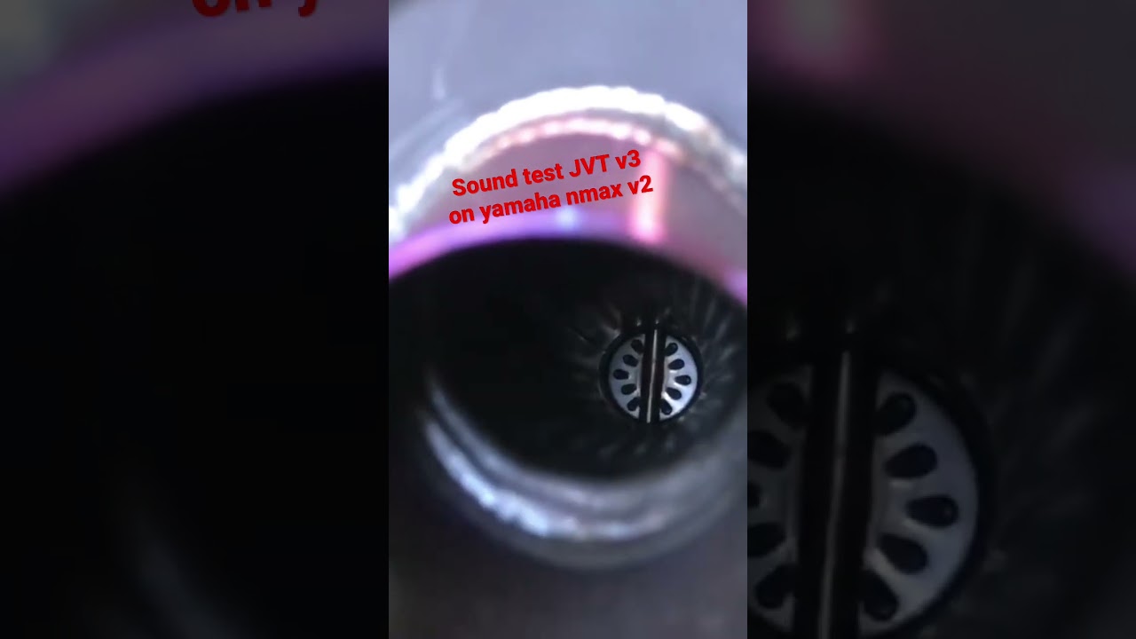 Sound test JVT powerpipe v3 on yamaha nmax v2 