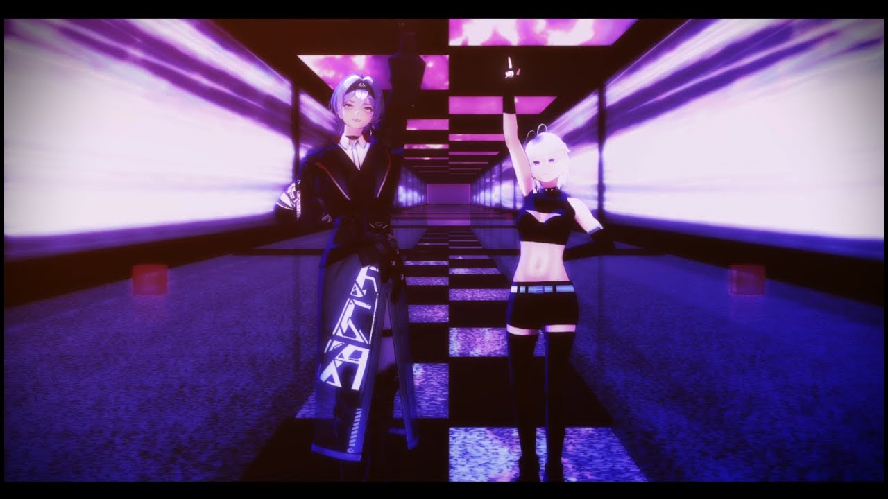 【幻塔MMD】アスラーダ+エクセキューター/シンギラ【tower of fantasy】