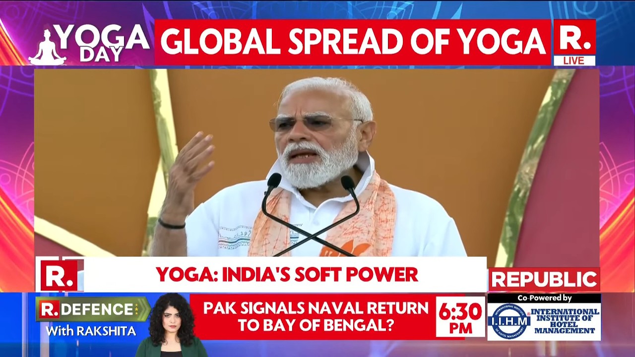 PM Modi Leads International Yoga Day Celebrations in Bengal | 'Age Does Not Limit Human Potential'