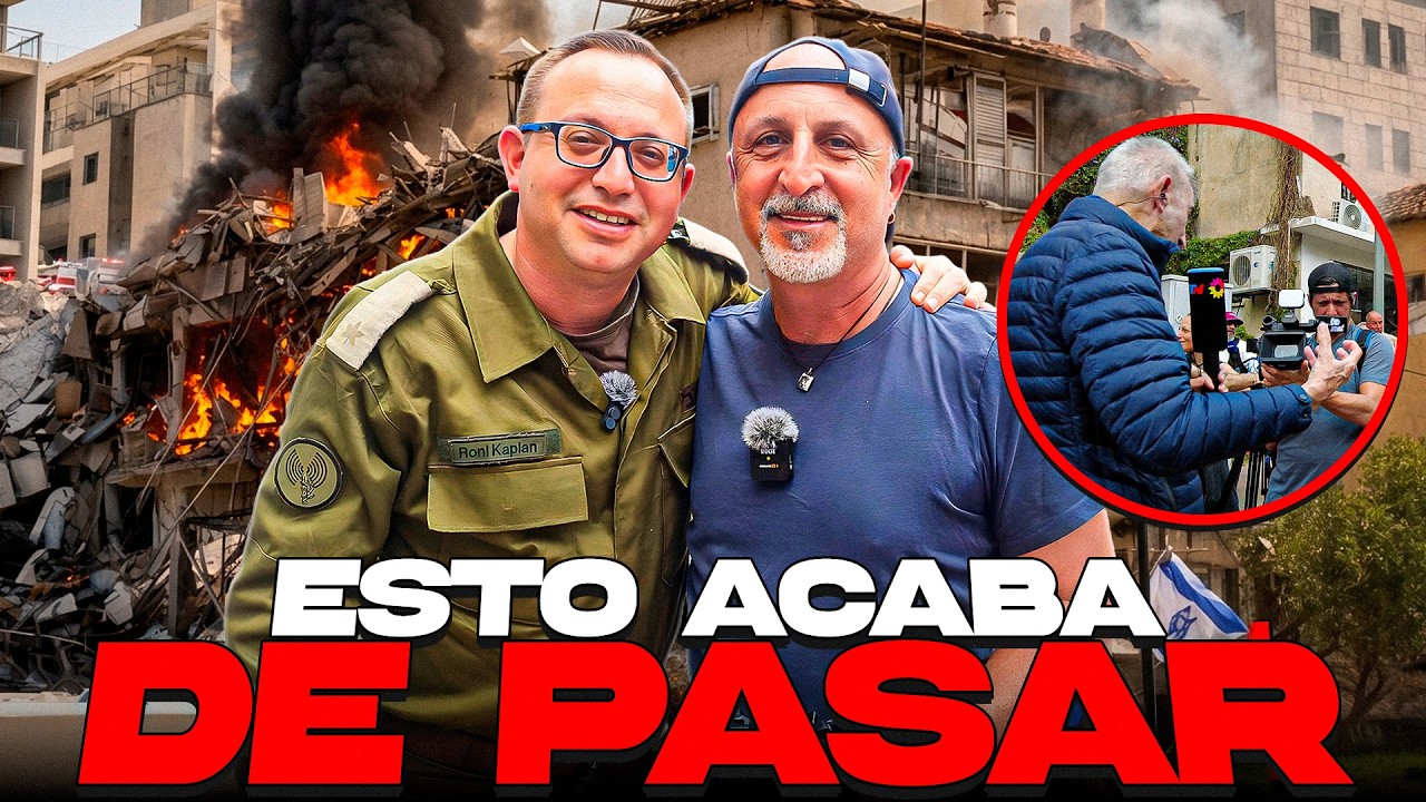 Ataque en Israel! Vocero del Ejercito explica en el lugar lo que ocurre