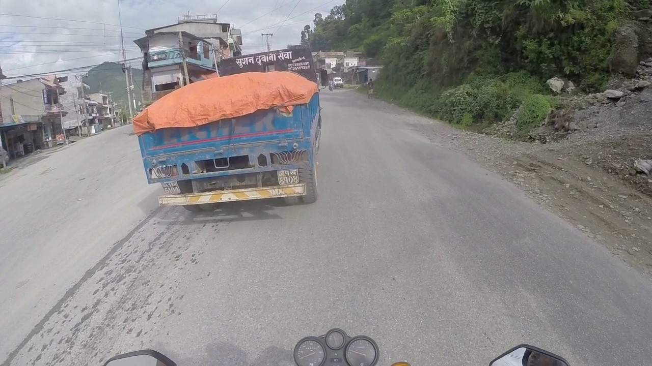 [GoPro Series] Hemja to Baglung Bus Park highway ride on Bike