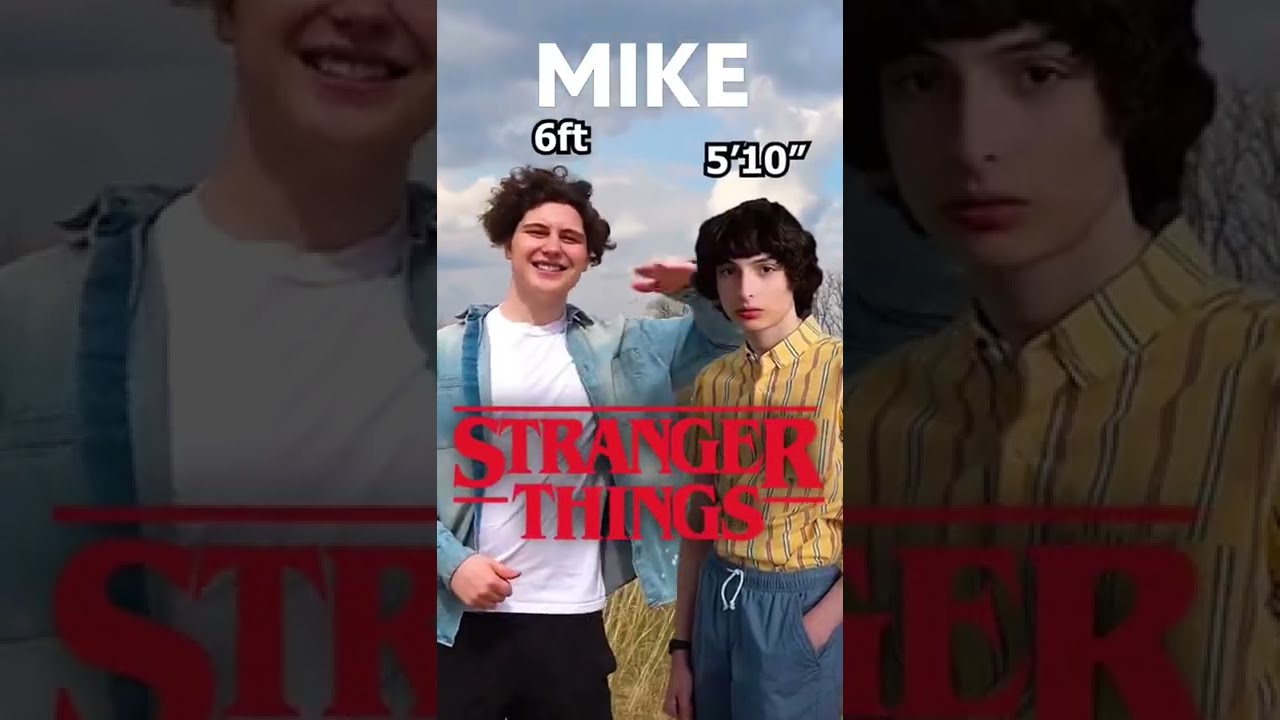 STRANGER THINGS: Characters Real Life Heights&hellip; #shorts #strangerthings #netflix
