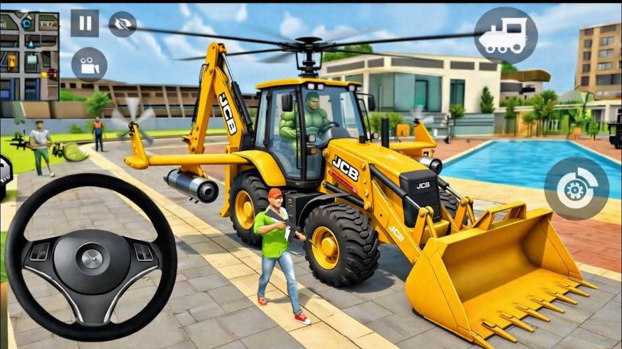🚀Indian Theft Auto Franklin Order In Indian🤩 Army Train 🚂 And  red bike Indian Police SUV Game
