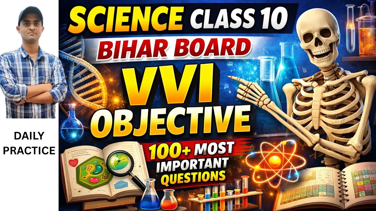 SCIENCE DAILY PRACTICE VVI PYQ OBJECTIVE Bihar Board class -10, - 2025 - 26, BSEB ,