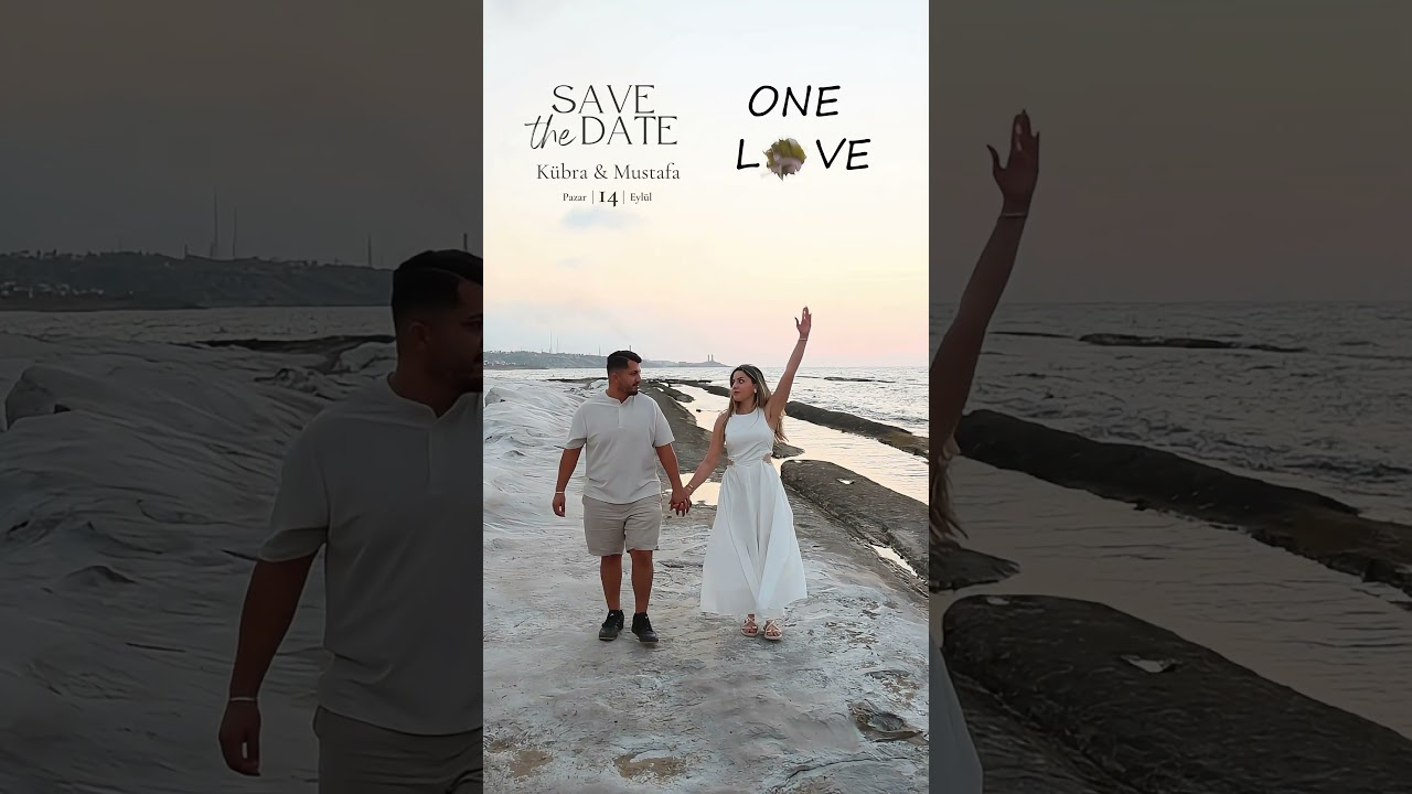 Save The Date K&uuml;bra & Mustafa  | Destination Wedding in North Cyprus | Cem Melih Photography
